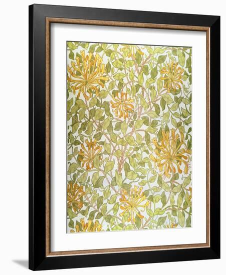 Honeysuckle Design, 1883-William Morris-Framed Giclee Print