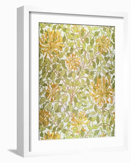 Honeysuckle Design, 1883-William Morris-Framed Giclee Print