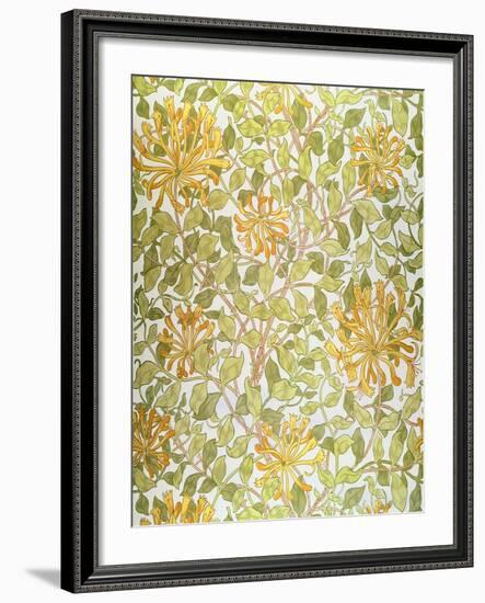 Honeysuckle Design, 1883-William Morris-Framed Giclee Print