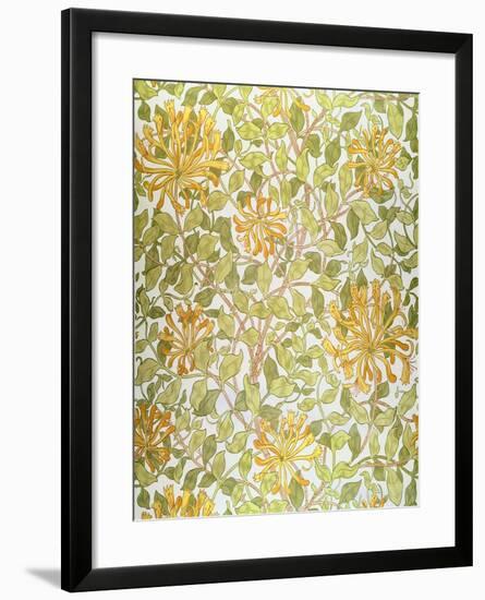 Honeysuckle Design, 1883-William Morris-Framed Giclee Print