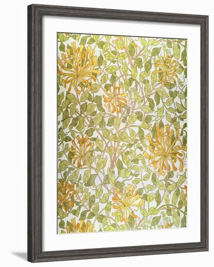 Honeysuckle Design, 1883-William Morris-Framed Giclee Print