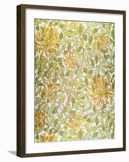 Honeysuckle Design, 1883-William Morris-Framed Giclee Print