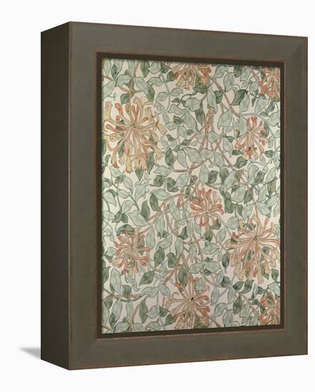 Honeysuckle II' Design-William Morris-Framed Premier Image Canvas