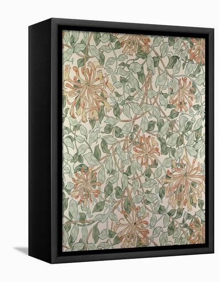 Honeysuckle II' Design-William Morris-Framed Premier Image Canvas