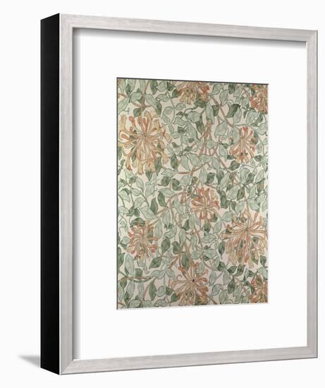 Honeysuckle II' Design-William Morris-Framed Premium Giclee Print