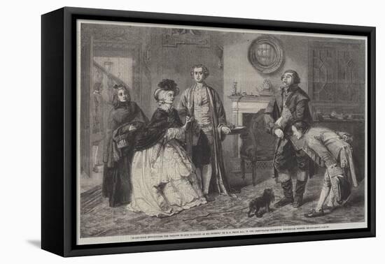 Honeywood Introducing the Bailiffs to Miss Richland as His Friends-William Powell Frith-Framed Premier Image Canvas