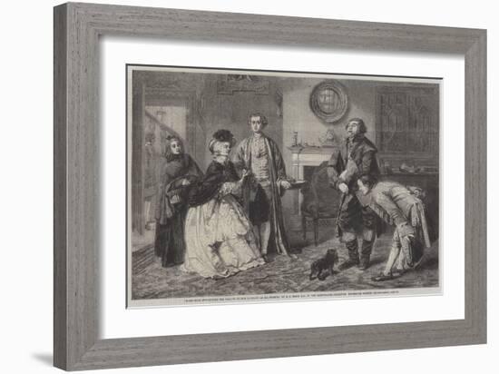 Honeywood Introducing the Bailiffs to Miss Richland as His Friends-William Powell Frith-Framed Giclee Print