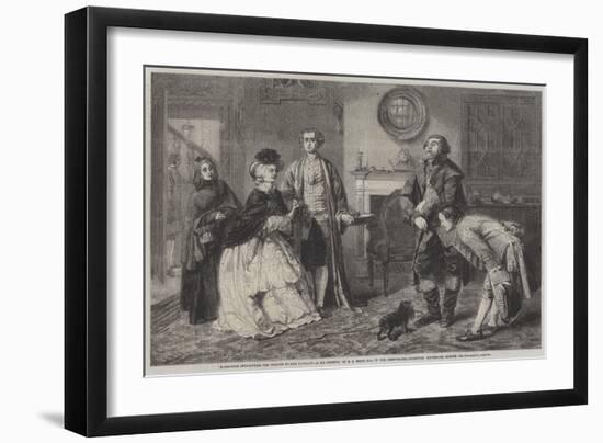 Honeywood Introducing the Bailiffs to Miss Richland as His Friends-William Powell Frith-Framed Giclee Print