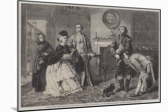 Honeywood Introducing the Bailiffs to Miss Richland as His Friends-William Powell Frith-Mounted Giclee Print