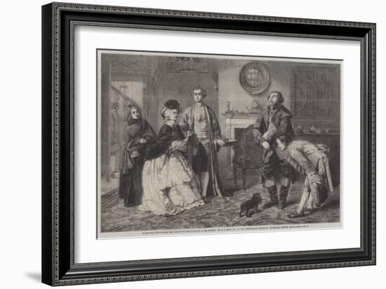 Honeywood Introducing the Bailiffs to Miss Richland as His Friends-William Powell Frith-Framed Giclee Print