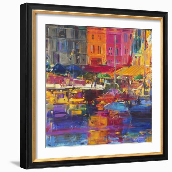 Honfleur Harbour, 2011-Peter Graham-Framed Giclee Print