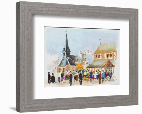 Honfleur-Urbain Huchet-Framed Collectable Print