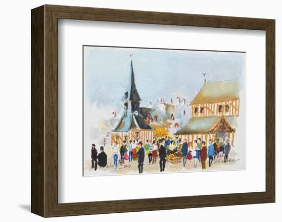 Honfleur-Urbain Huchet-Framed Collectable Print