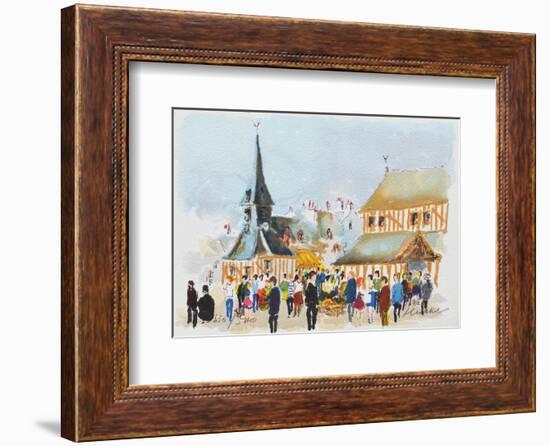 Honfleur-Urbain Huchet-Framed Collectable Print