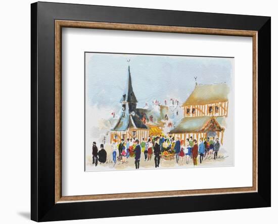 Honfleur-Urbain Huchet-Framed Collectable Print