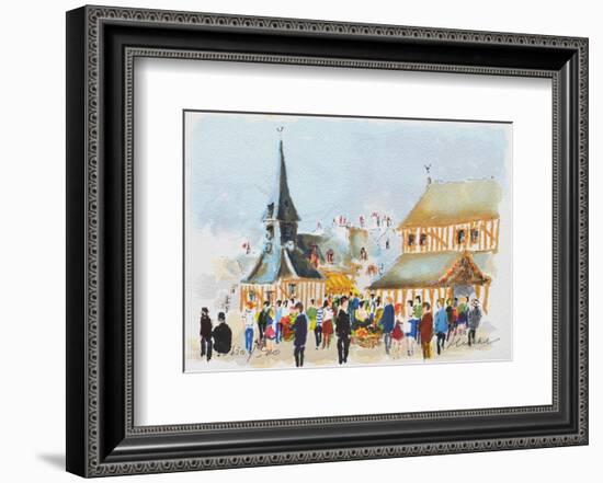 Honfleur-Urbain Huchet-Framed Collectable Print