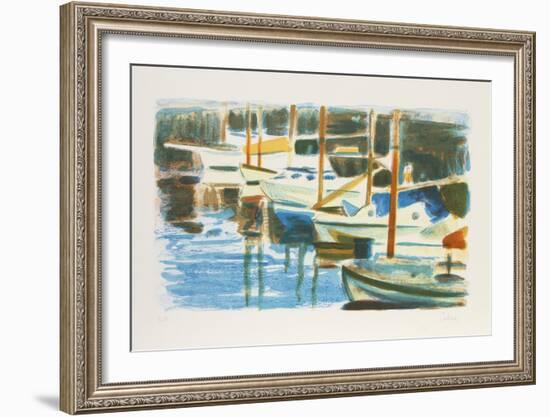 Honfleur-Laurent Marcel Salinas-Framed Collectable Print