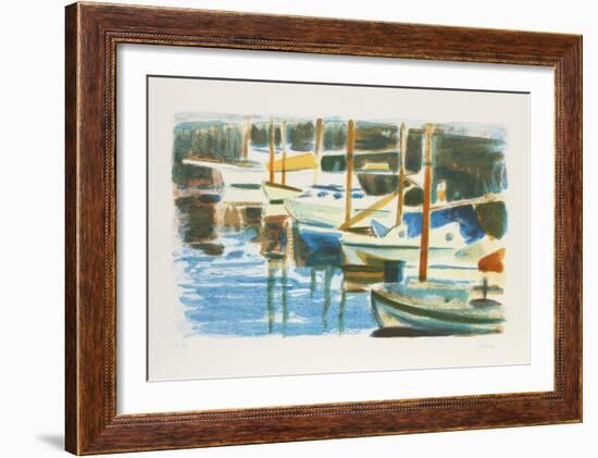 Honfleur-Laurent Marcel Salinas-Framed Collectable Print