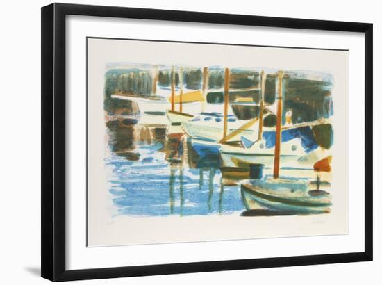 Honfleur-Laurent Marcel Salinas-Framed Collectable Print