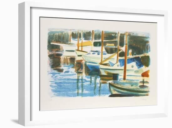 Honfleur-Laurent Marcel Salinas-Framed Collectable Print