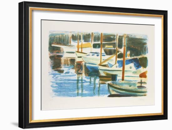 Honfleur-Laurent Marcel Salinas-Framed Collectable Print