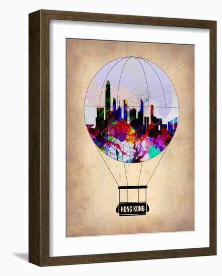 Hong Kong Air Balloon-NaxArt-Framed Art Print