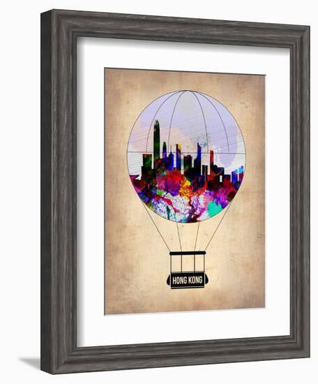 Hong Kong Air Balloon-NaxArt-Framed Art Print