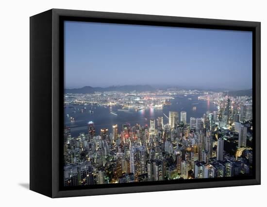 Hong Kong and Kowloon-James Marshall-Framed Premier Image Canvas