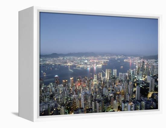 Hong Kong and Kowloon-James Marshall-Framed Premier Image Canvas