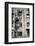 Hong Kong Building BlackandWhite, 2017-null-Framed Photographic Print