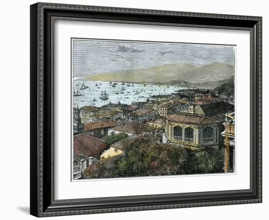 Hong Kong, C1880-null-Framed Giclee Print