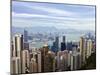 Hong Kong Cityscape Viewed from Victoria Peak, Hong Kong, China, Asia-Amanda Hall-Mounted Photographic Print