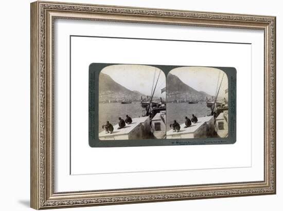 Hong Kong from the Harbour, 1901-Underwood & Underwood-Framed Giclee Print