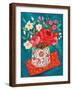 Hong Kong Garden Chinoiserie Tin-Sharon Montgomery-Framed Art Print