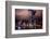 Hong Kong Harbor at Night from Kowloon Reflection-William Perry-Framed Photographic Print