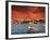 Hong Kong Harbor at Sunset, Hong Kong, China-Bill Bachmann-Framed Photographic Print