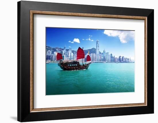 Hong Kong Harbour-Iakov Kalinin-Framed Photographic Print