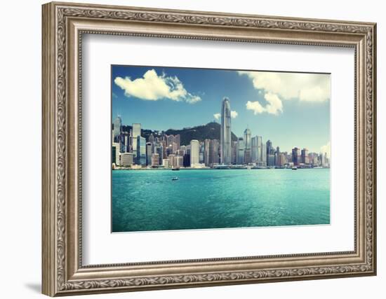 Hong Kong Harbour-Iakov Kalinin-Framed Photographic Print