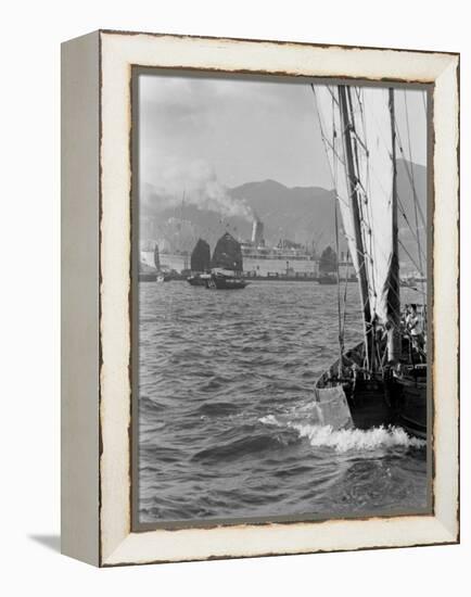 Hong Kong Industry-John Dominis-Framed Premier Image Canvas