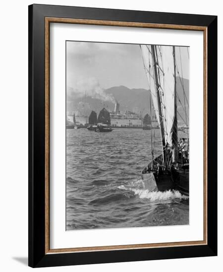 Hong Kong Industry-John Dominis-Framed Photographic Print