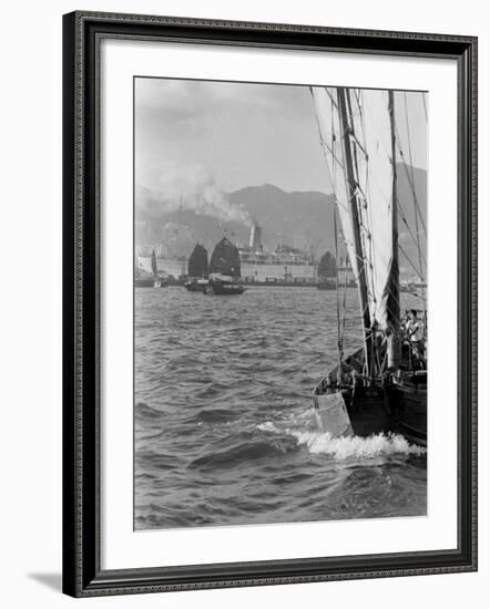 Hong Kong Industry-John Dominis-Framed Photographic Print