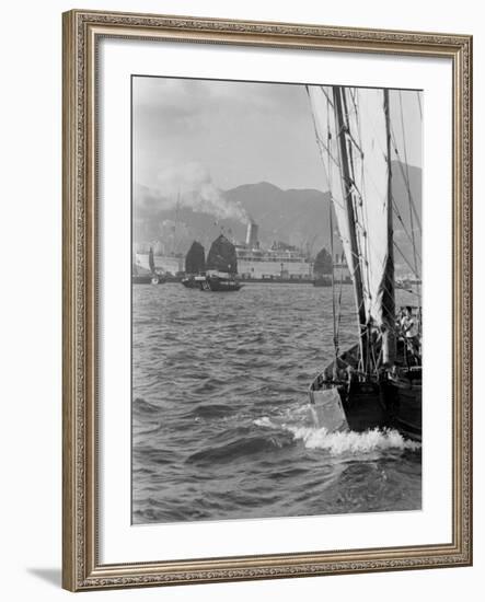 Hong Kong Industry-John Dominis-Framed Photographic Print