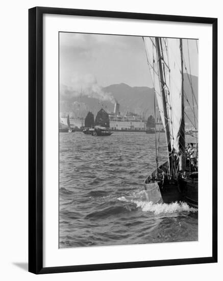 Hong Kong Industry-John Dominis-Framed Photographic Print