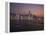 Hong Kong Island Skyline and Victoria Harbour at Dusk, Hong Kong, China-Amanda Hall-Framed Premier Image Canvas