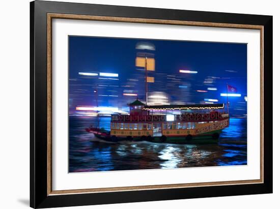 Hong Kong Junk-Charles Bowman-Framed Photographic Print
