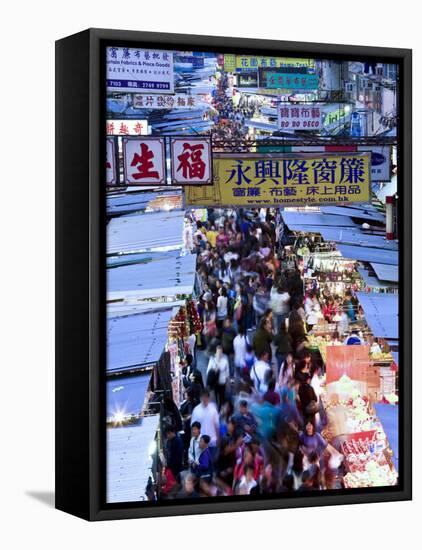 Hong Kong, Kowloon, Mongkok, Fa Yuen Street Market, China-Peter Adams-Framed Premier Image Canvas