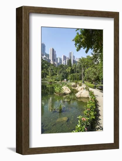 Hong Kong Park in Central, Hong Kong Island, Hong Kong, China, Asia-Fraser Hall-Framed Photographic Print