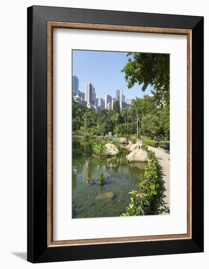 Hong Kong Park in Central, Hong Kong Island, Hong Kong, China, Asia-Fraser Hall-Framed Photographic Print