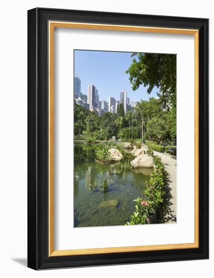 Hong Kong Park in Central, Hong Kong Island, Hong Kong, China, Asia-Fraser Hall-Framed Photographic Print