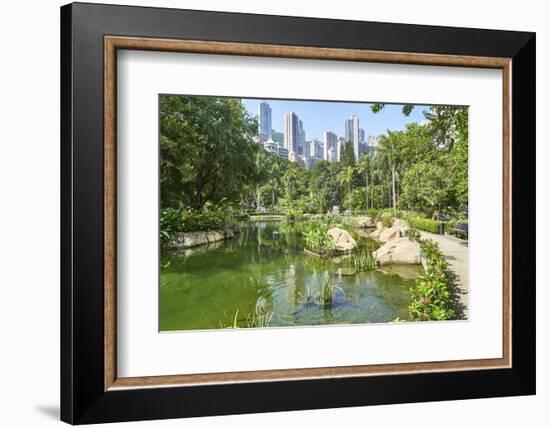 Hong Kong Park in Central, Hong Kong Island, Hong Kong, China, Asia-Fraser Hall-Framed Photographic Print